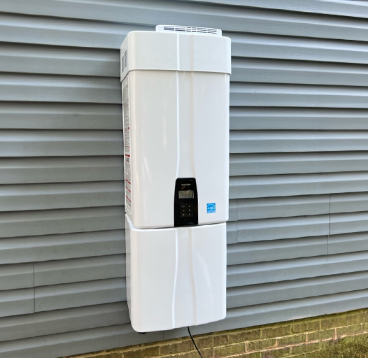 Navien outdoor non-condensing natural gas tankless water