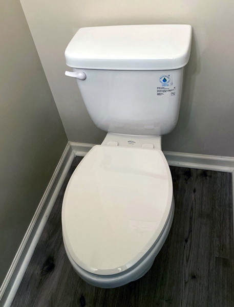 New PROFLO two-piece elongated toilet